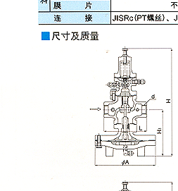 GP-2000减压阀 耀希达凯减压阀