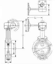 G-PN16DJM KITZ蜗轮蝶阀 