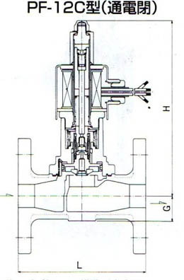 PF-12C电磁阀尺寸图